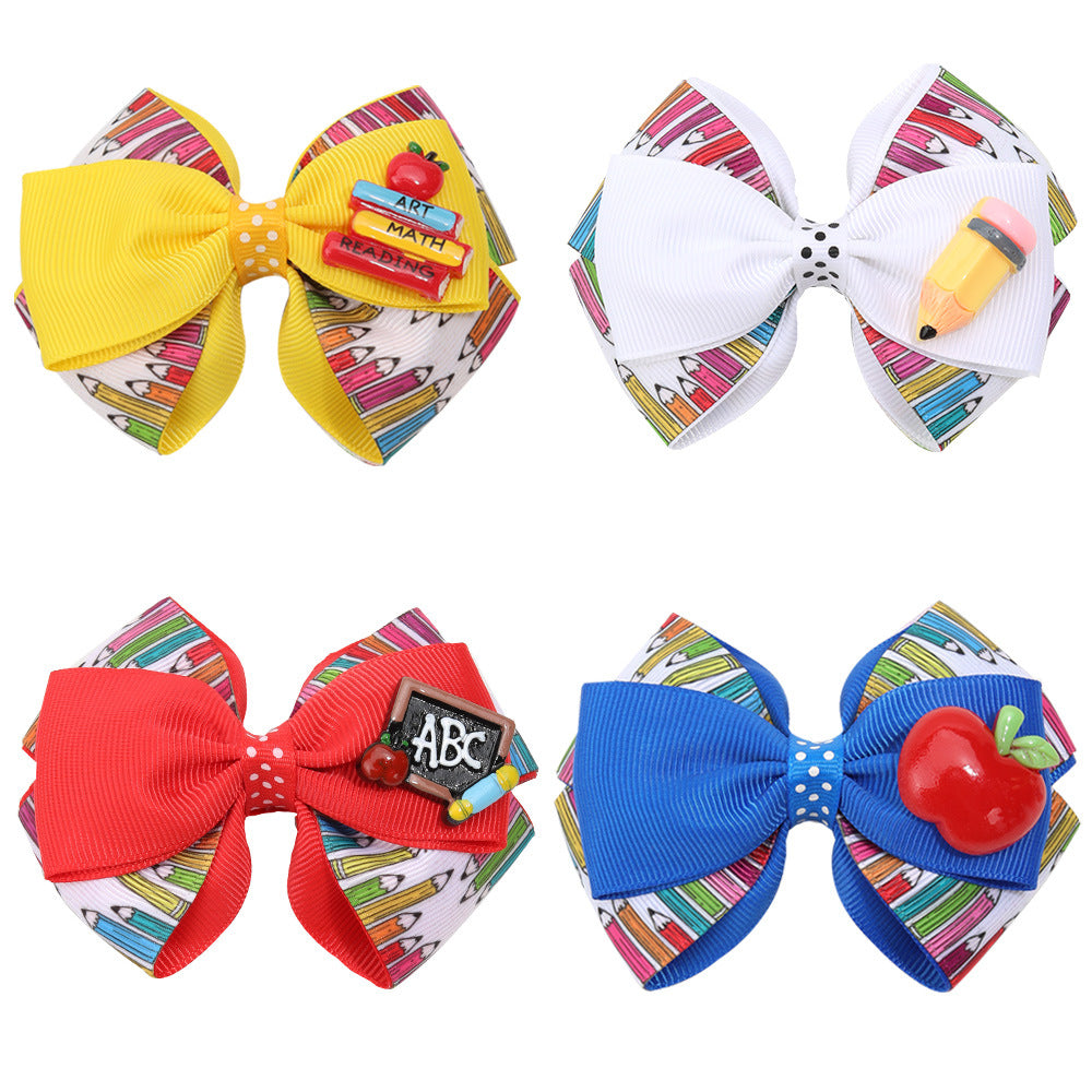 Wholesale Fabric Bow Hair Clip